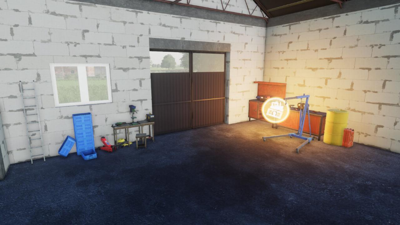 Garage With Workshop