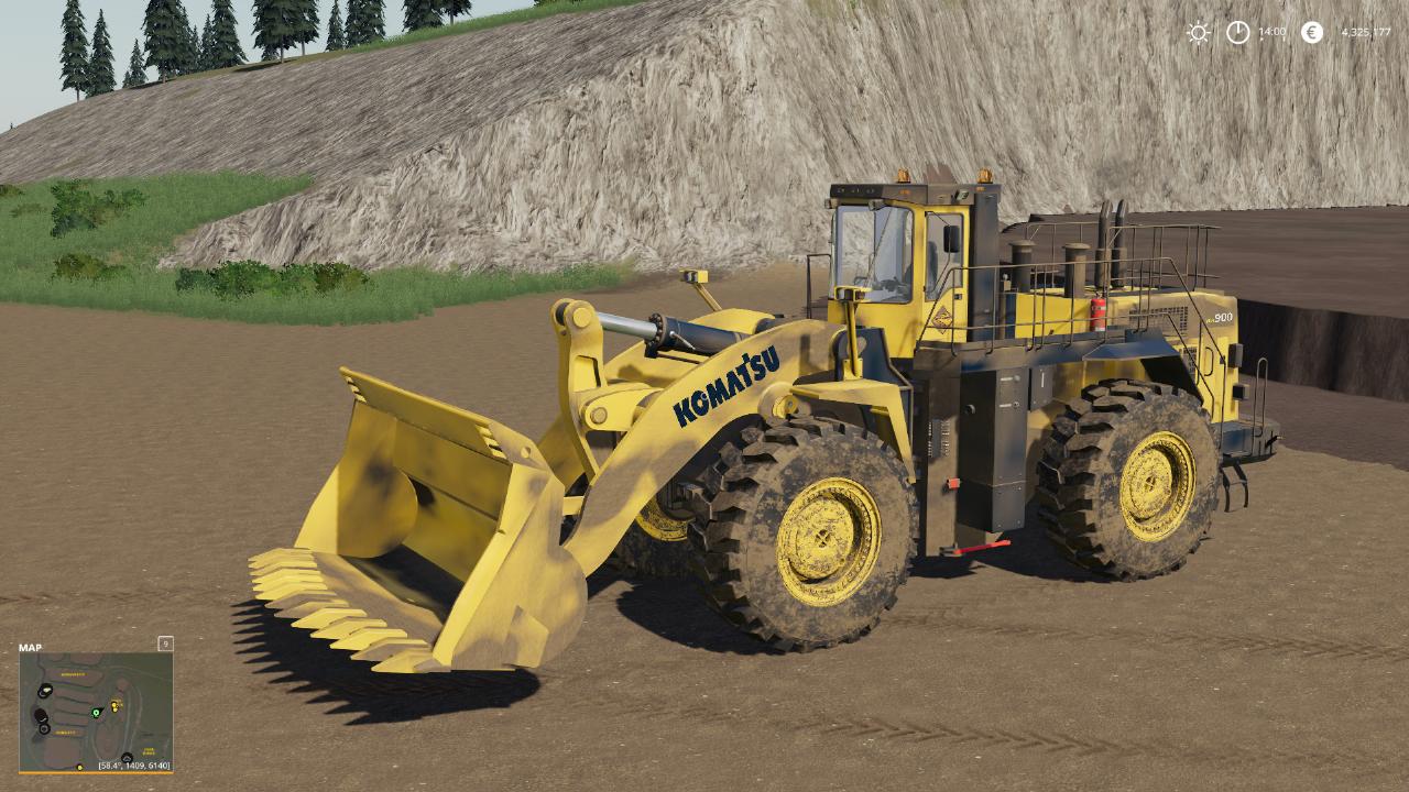 Chargeur minier Komatsu WA-900