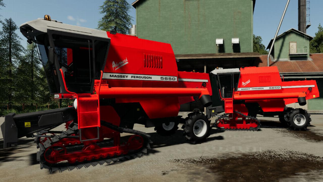 Massey Ferguson 5650 And Massey Ferguson 5650 Cutter