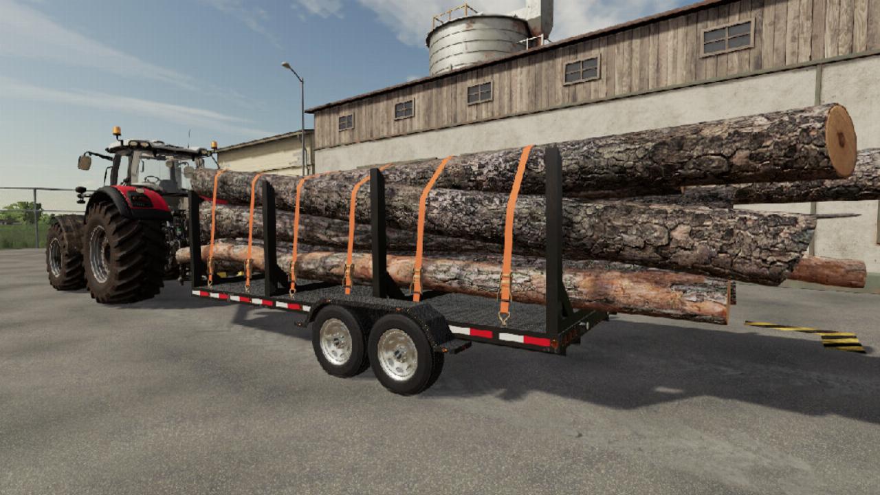 Small Flatbed Trailer With Tipper/Logging Options
