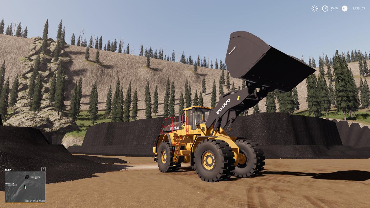 Volvo L-350H Mining Loader + Neue Werkzeuge