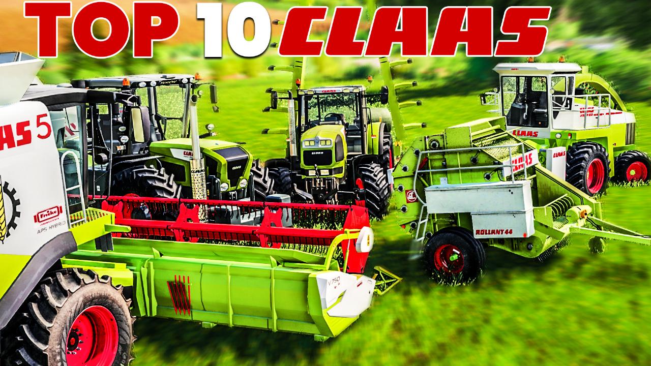 Top 10 mods CLAAS !