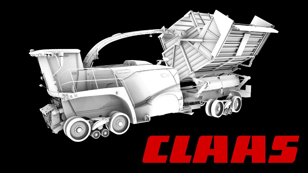 Claas Jaguar field shuttle