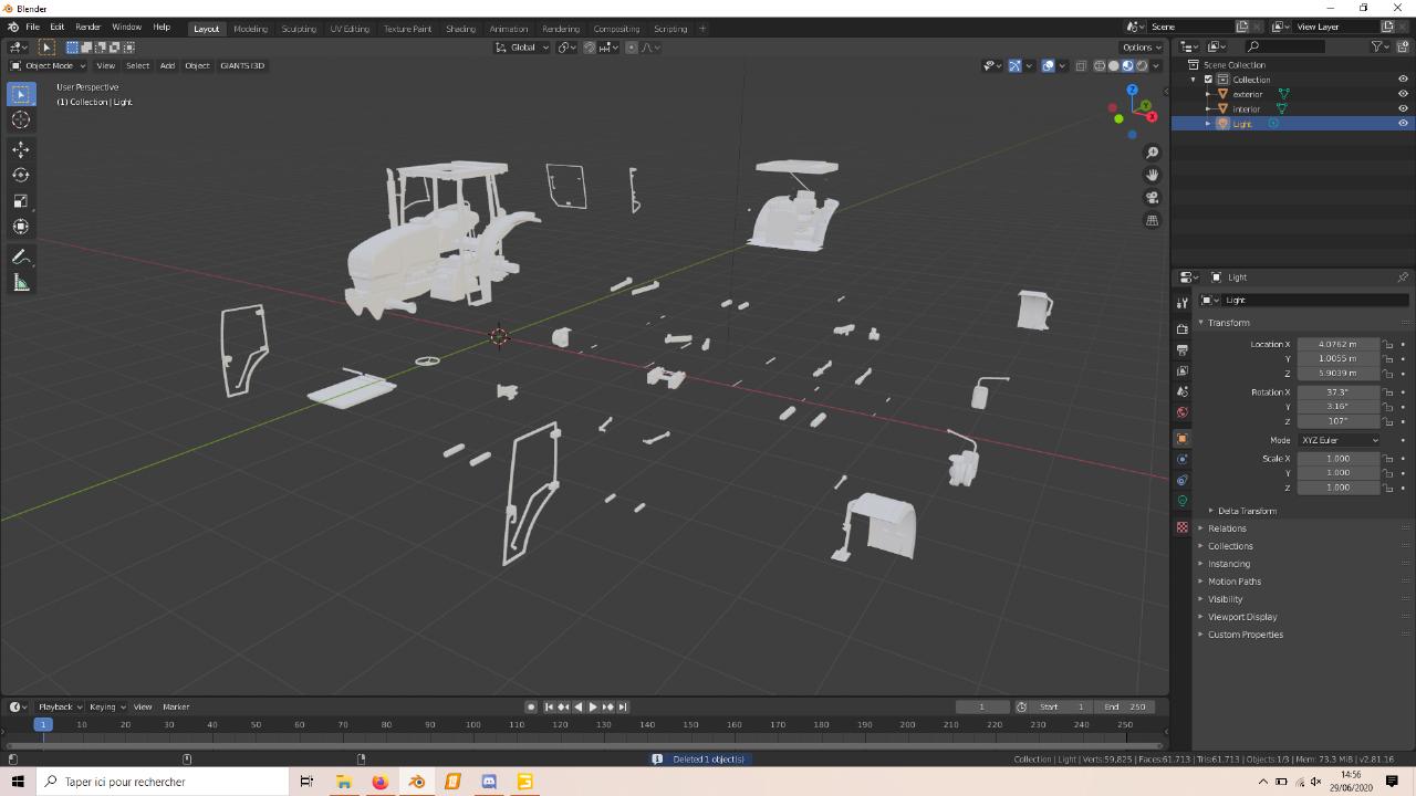 Passage of the renault for Modhub
