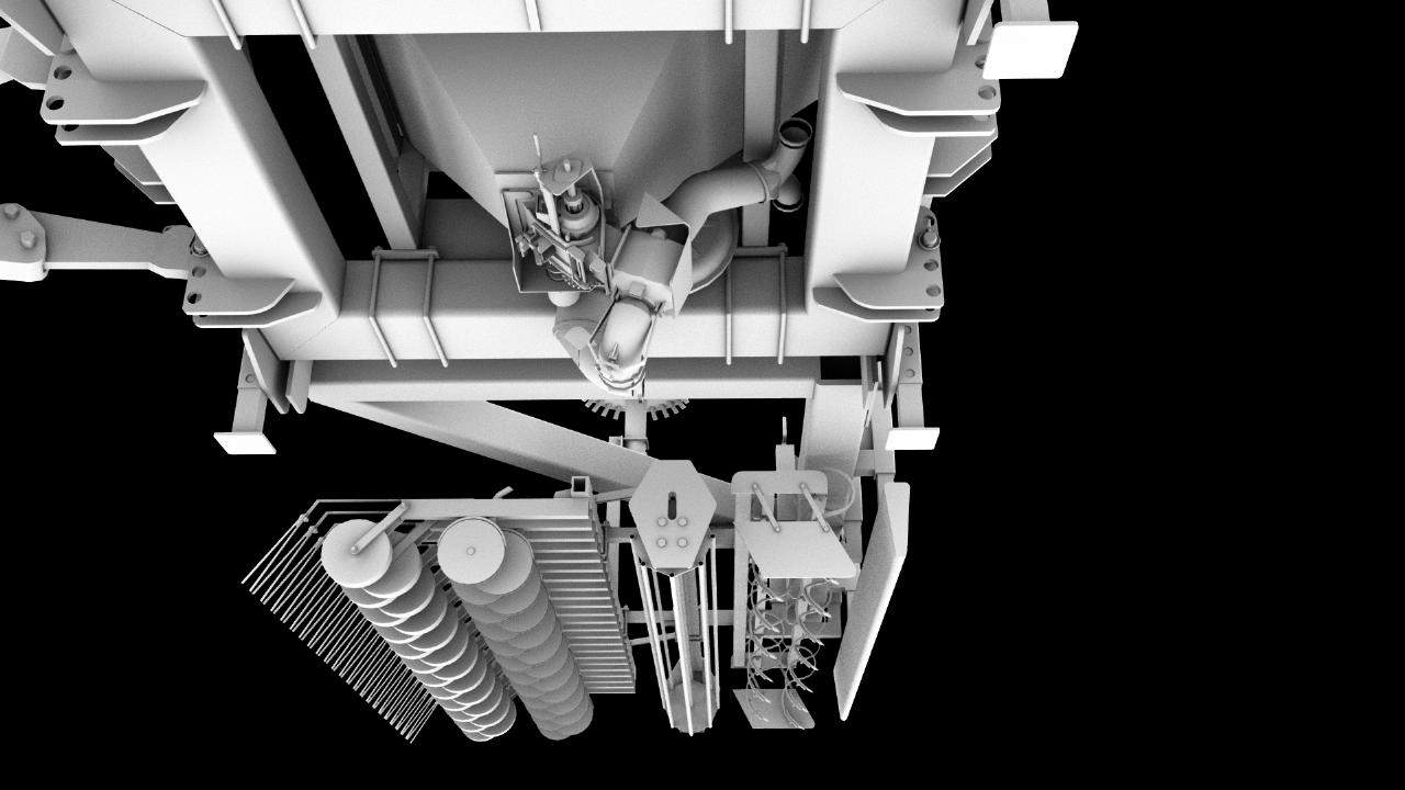 Prototyp einer Sämaschine zum Pflügen