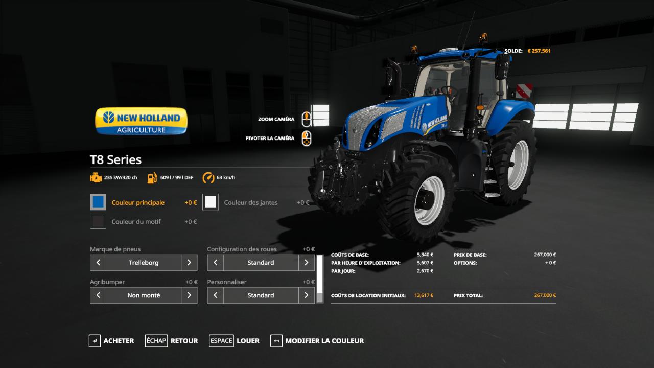 NEW HOLLAND T8