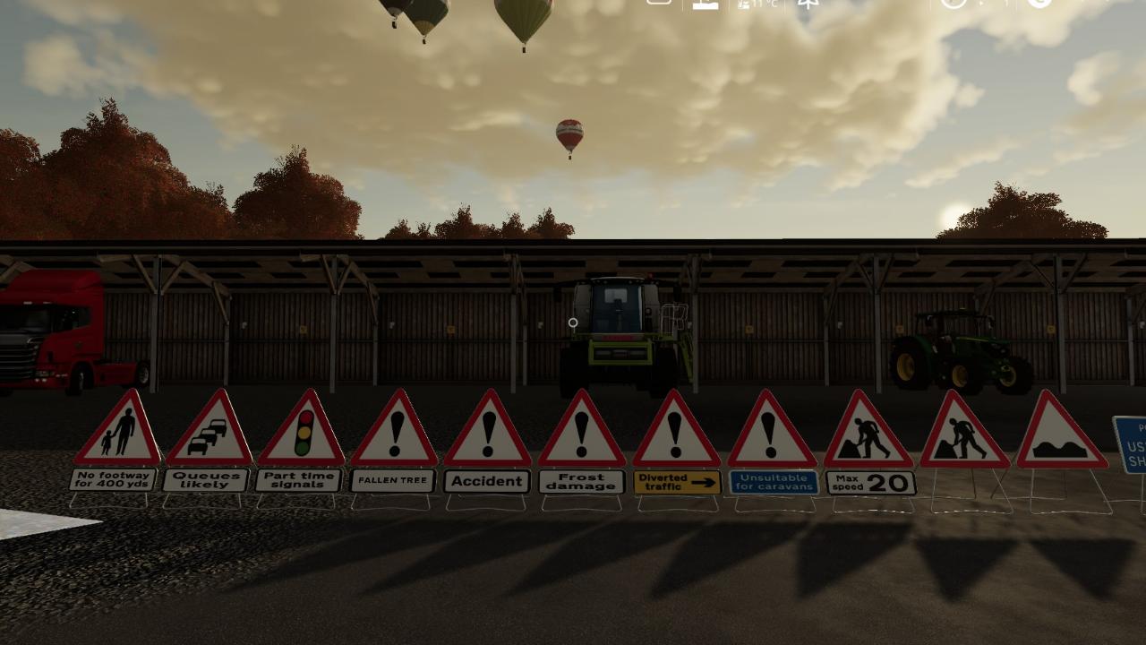 Panneaux routiers britanniques