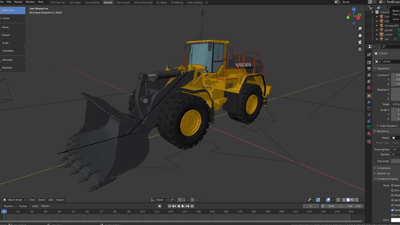 Volvo L-350H Mining Loader
