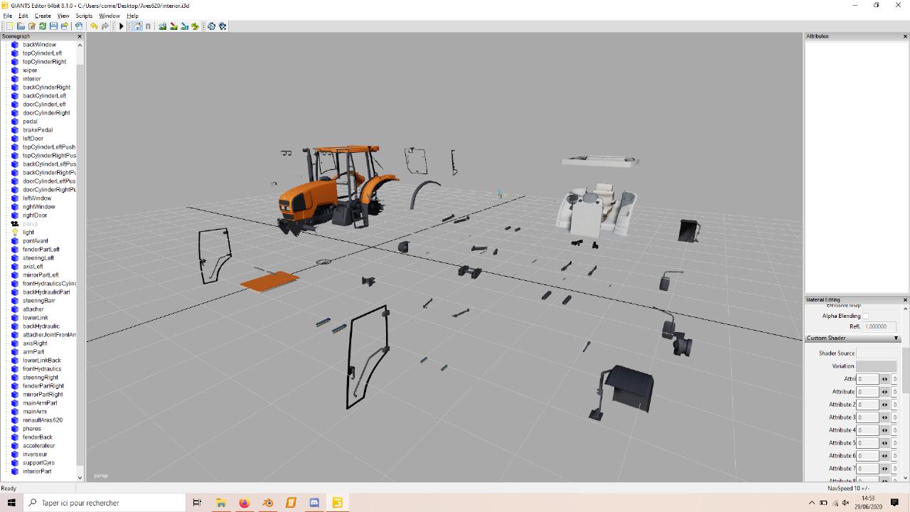 Passage of the renault for Modhub