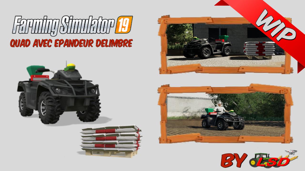 Quad Avec Epandeur Delimbe