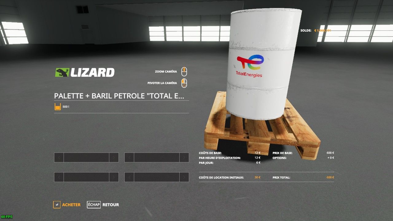 Barrel of oil "Total Energies"