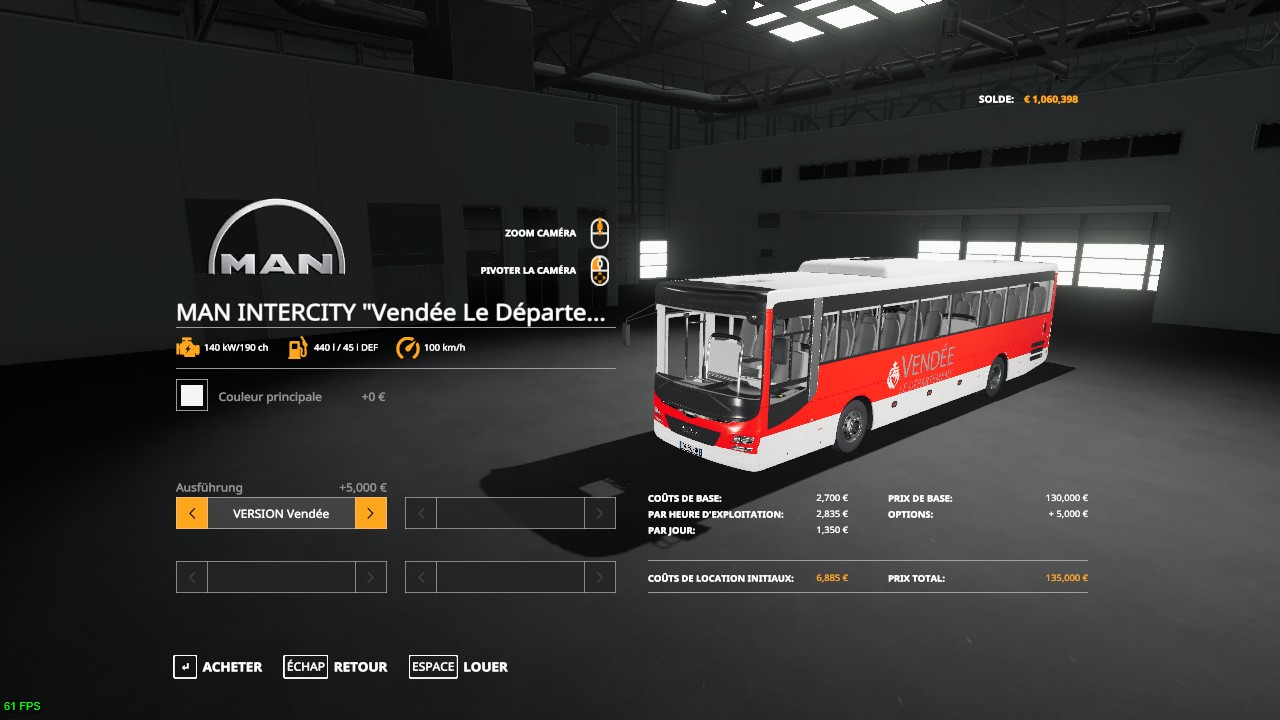 Bus Man Intercity - "Vendée Le Département 85""