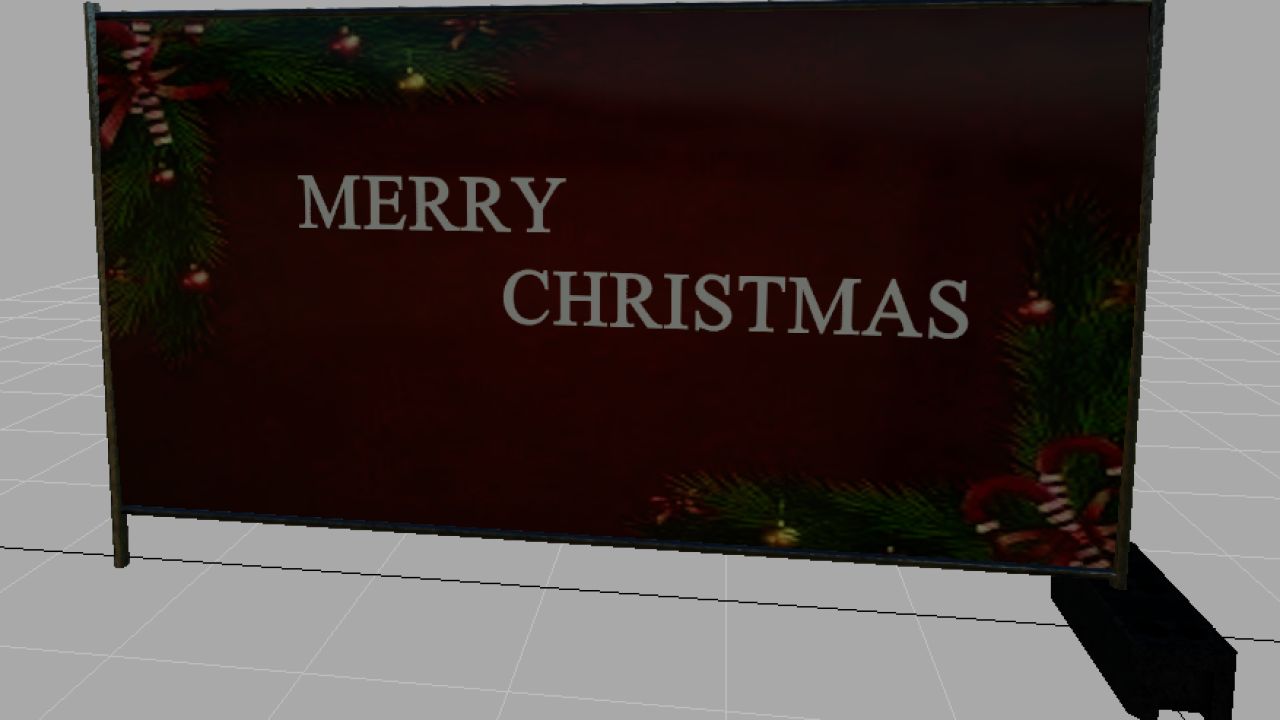 Christmas fence