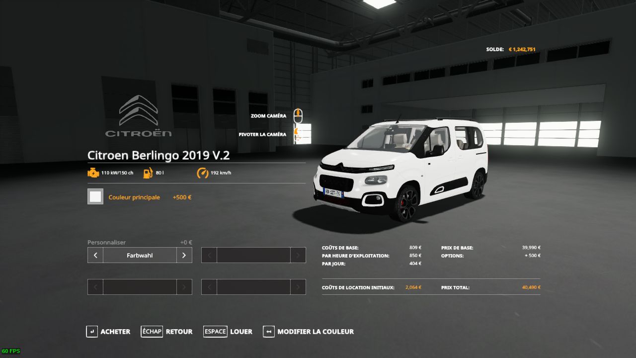 CITROEN BERLINGO 2019 - REEDITION 