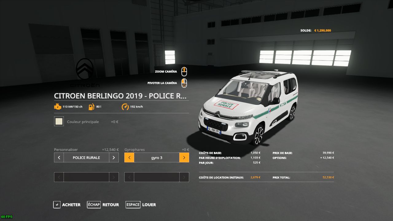 Citroën Berlingo (Policja wiejska)