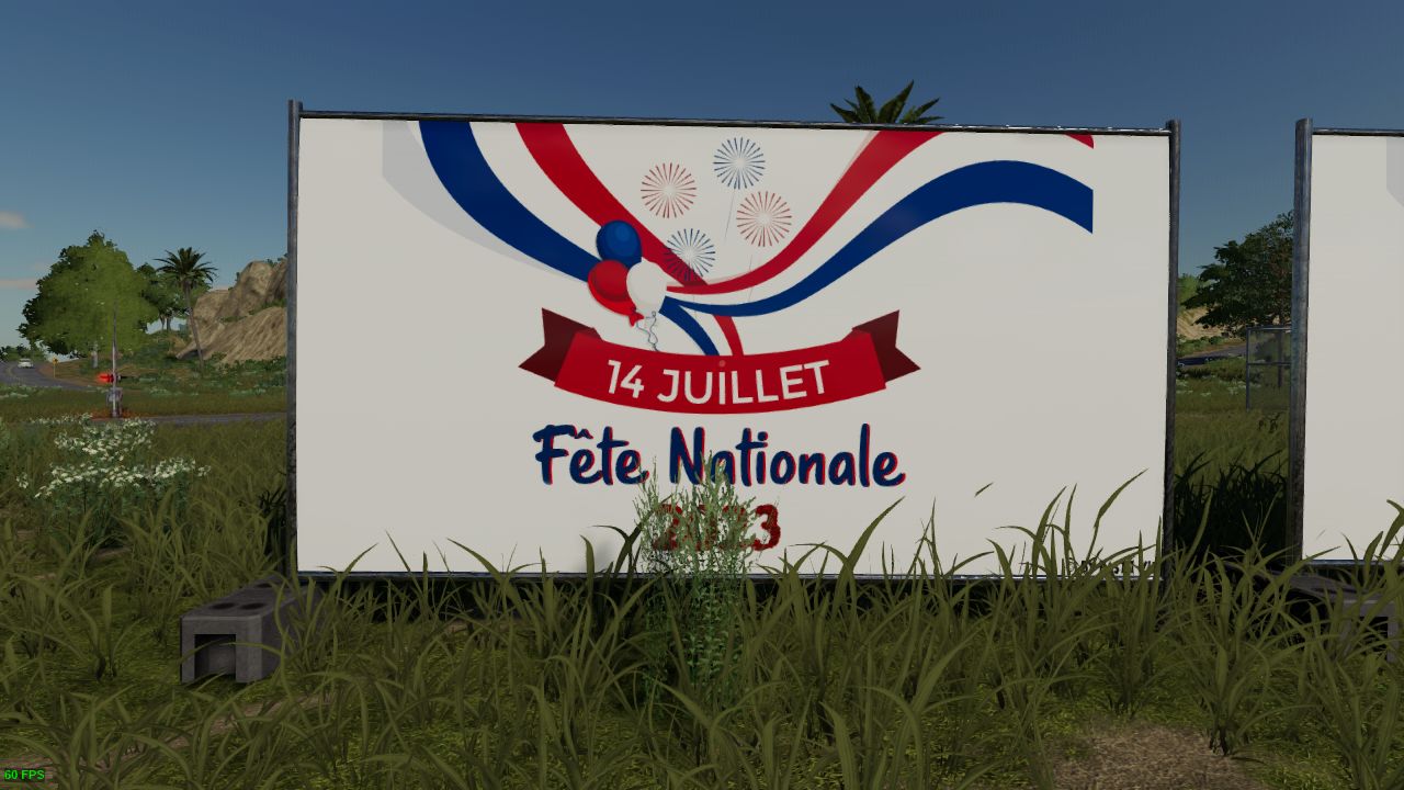 Barrière Evènementielle (Fête Nationale Française)
