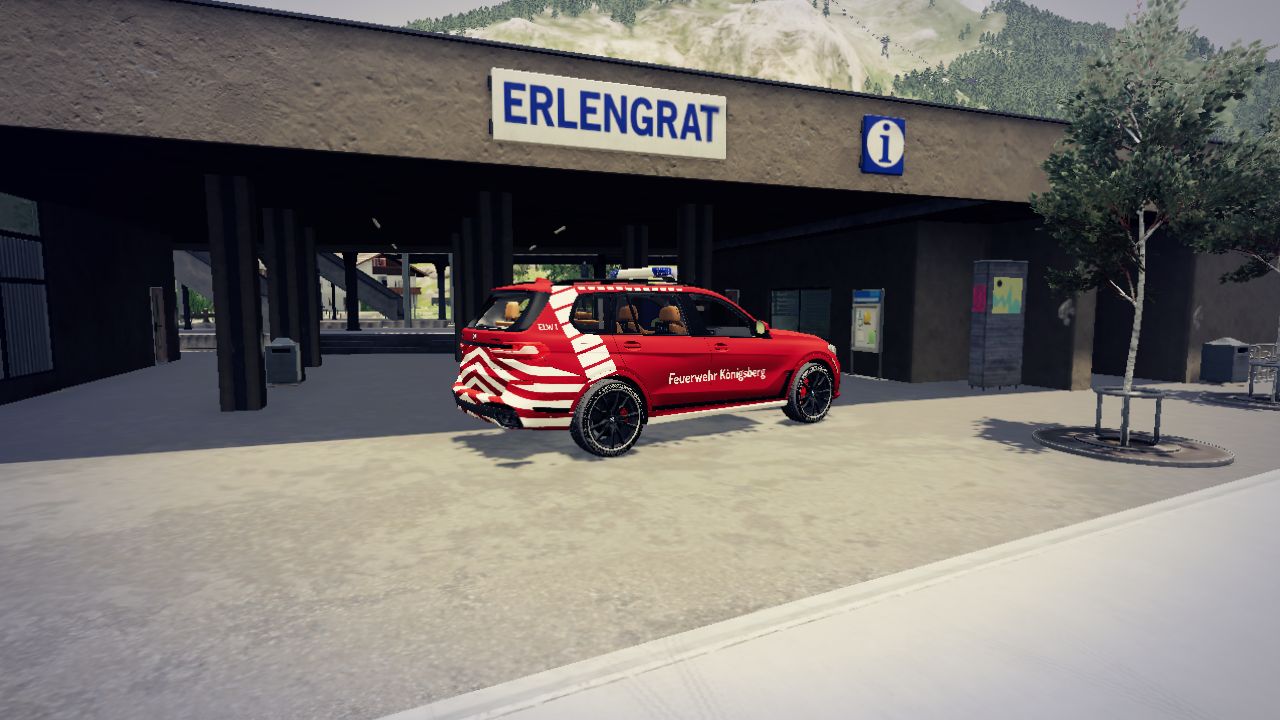 Скин Пожарной службы BMW X7 (2019)