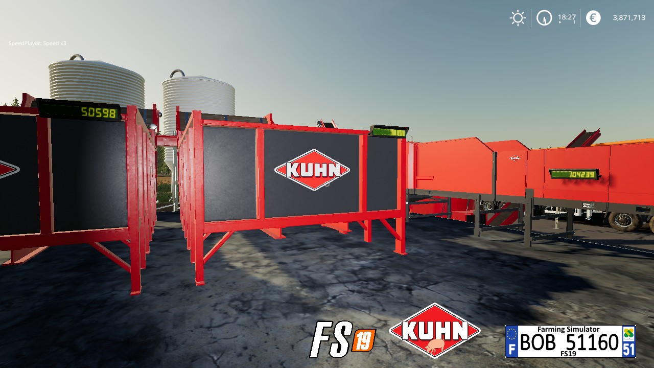 GlobalCompany Placeable Kuhn FeedMixer