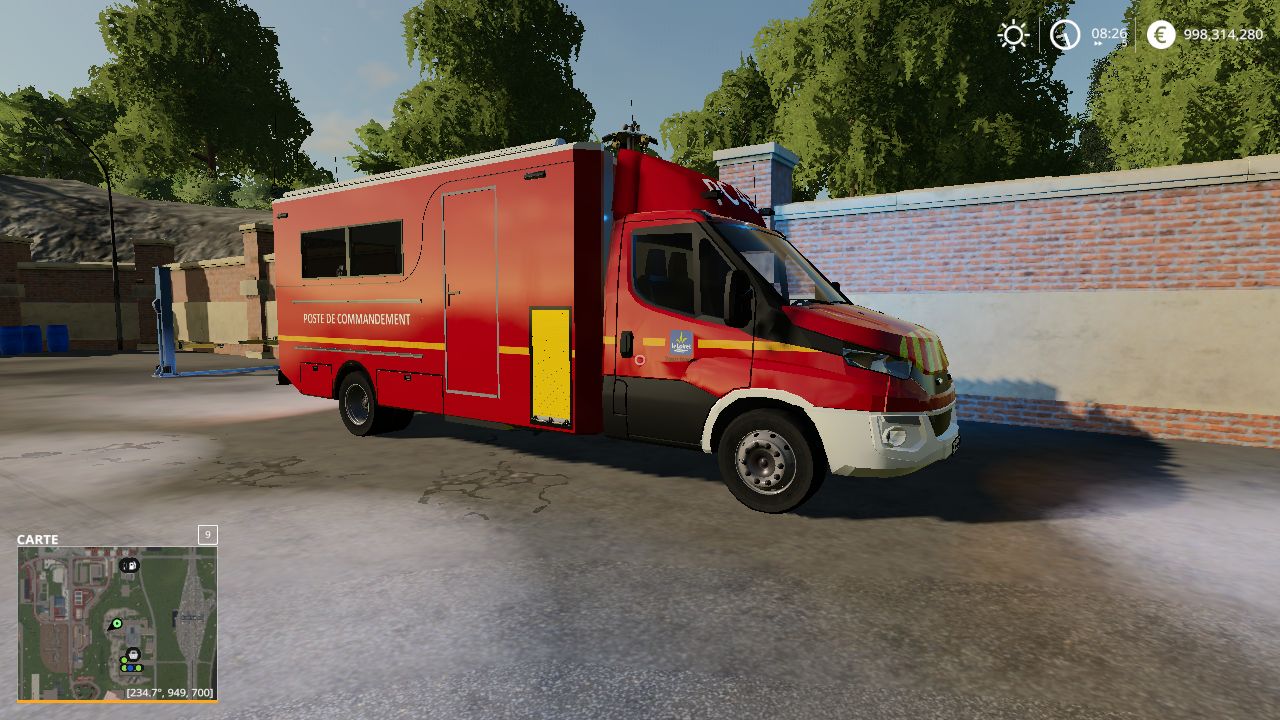 Stanowisko dowodzenia Straży Pożarnej Iveco Daily