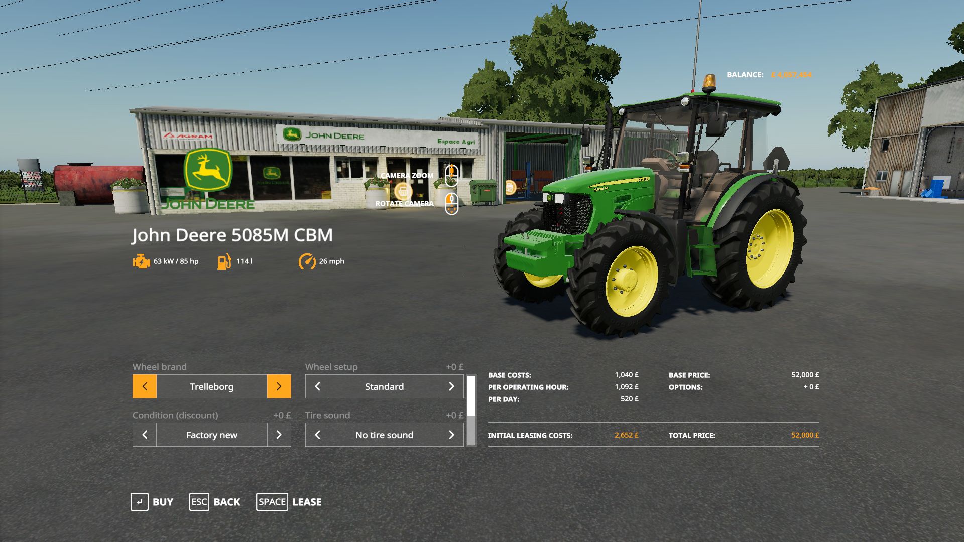 John Deere 5M Pack