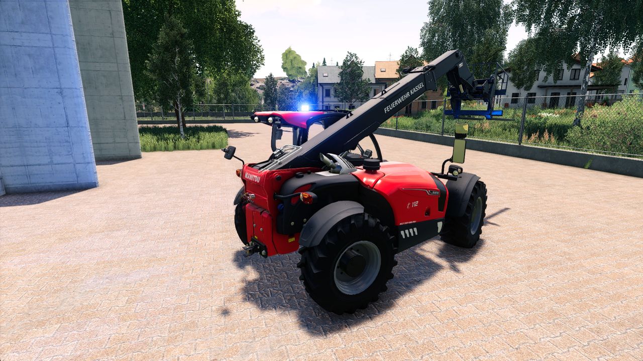 Пожарная часть телескопического погрузчика Manitou