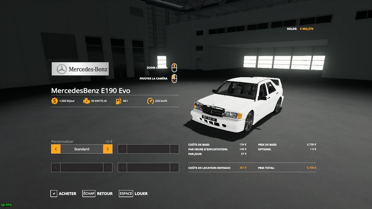 Mercedes-Benz E190 Evo