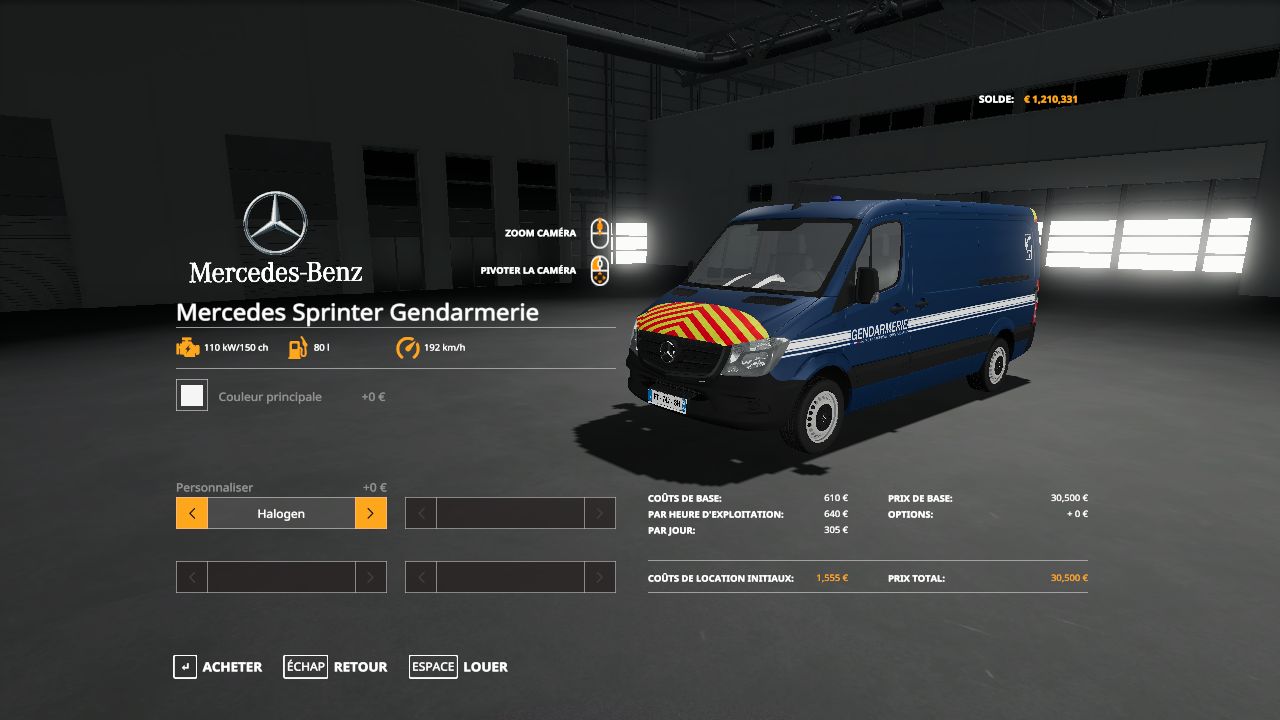 Mercedes Sprinter 313.CDI - Gendarmerie