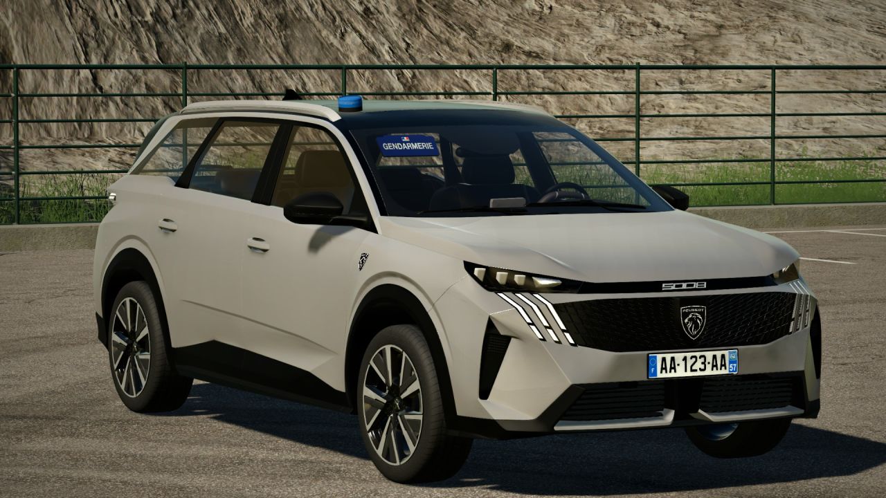 Peugeot 5008, nicht gekennzeichnet, Gendarmerie