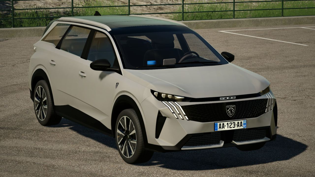 Peugeot 5008 без опознавательных знаков жандармерии