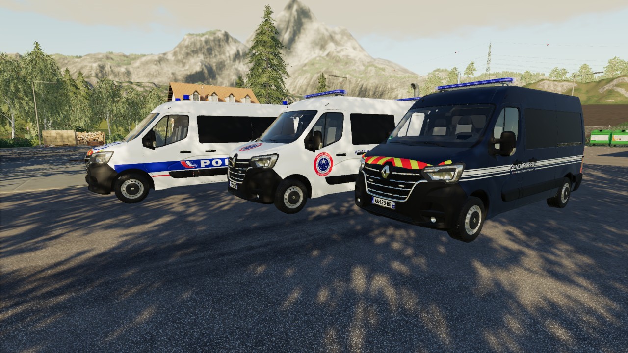 Renault Master 4 Żandarm / Zakład karny / Policja