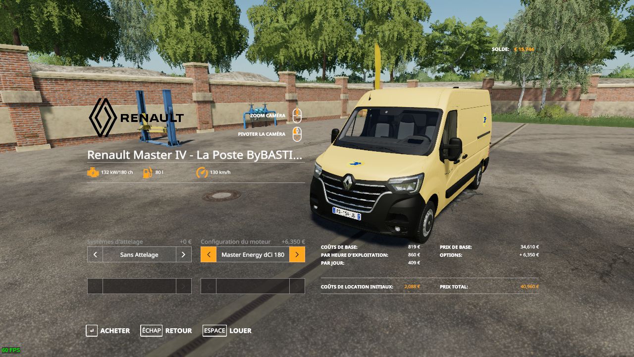 Renault Master IV - La Poste