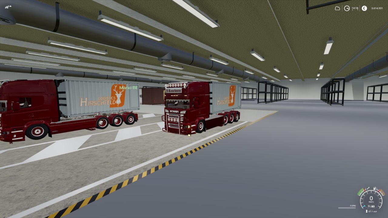 Scania R580 Hooklift J.Roseboom Edit