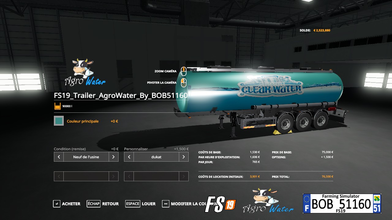 Trailer AgroWater