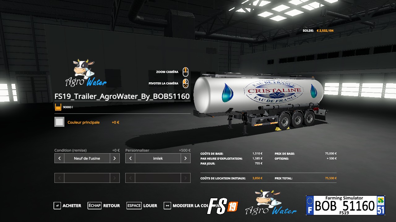 Trailer AgroWater