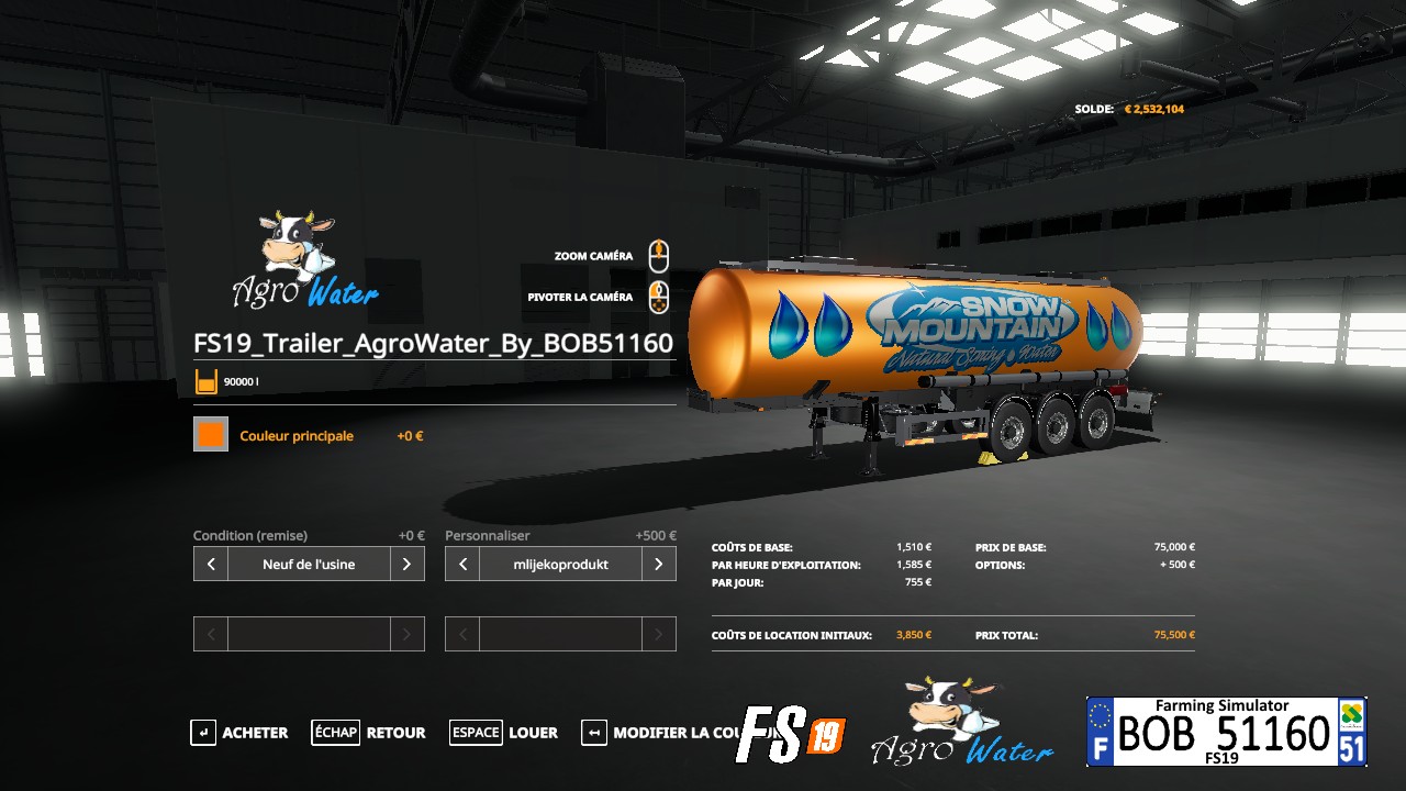 Trailer AgroWater