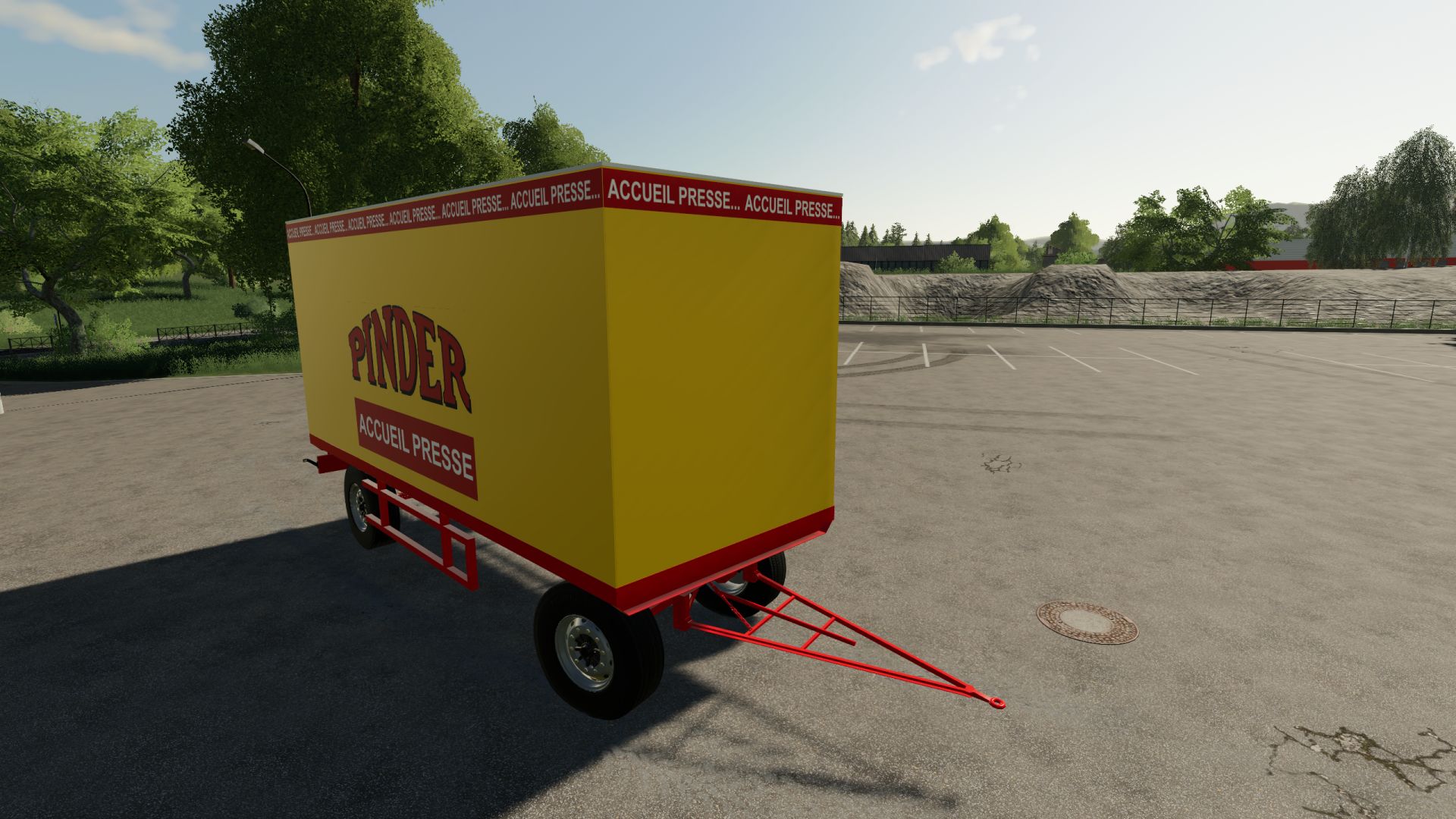 Trailer Home Presse Pinder