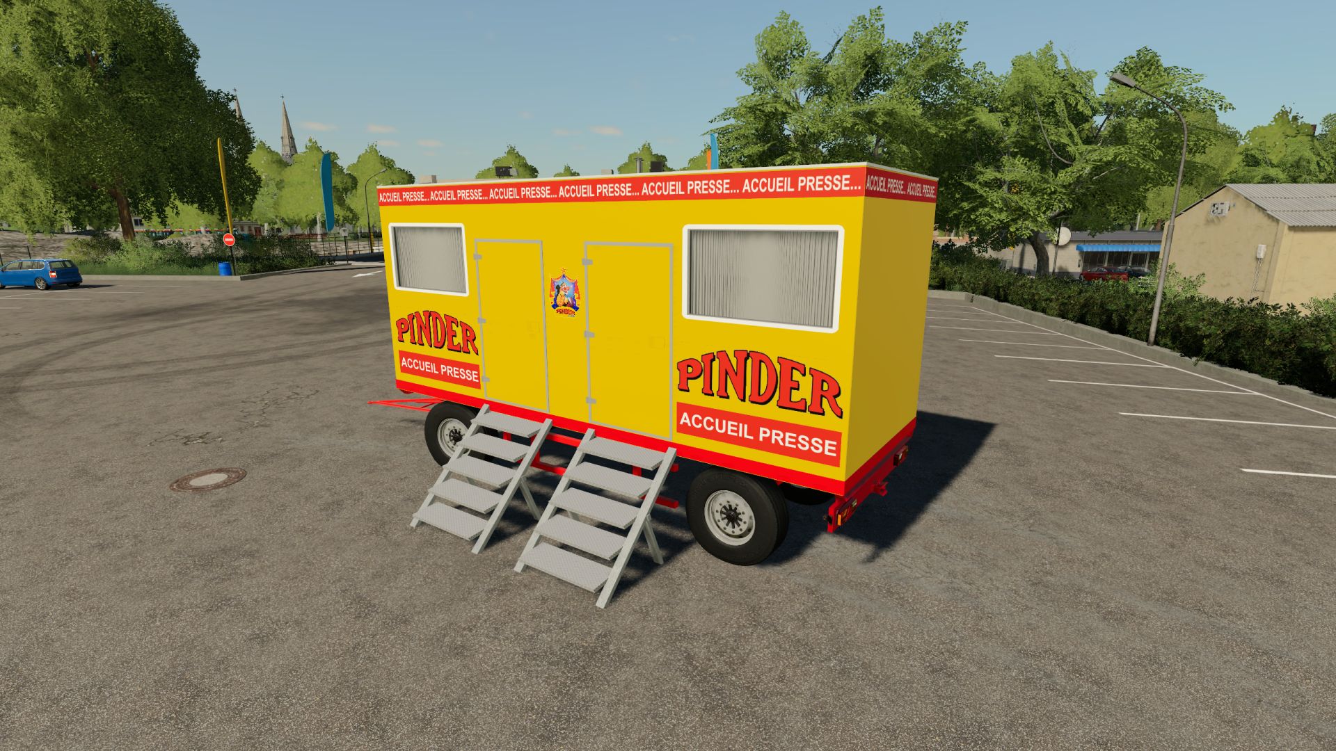 Trailer Home Presse Pinder