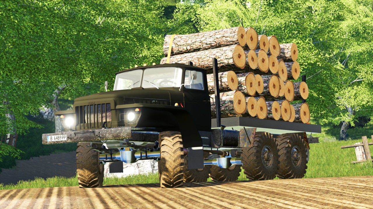 Ural 375 Log Truck