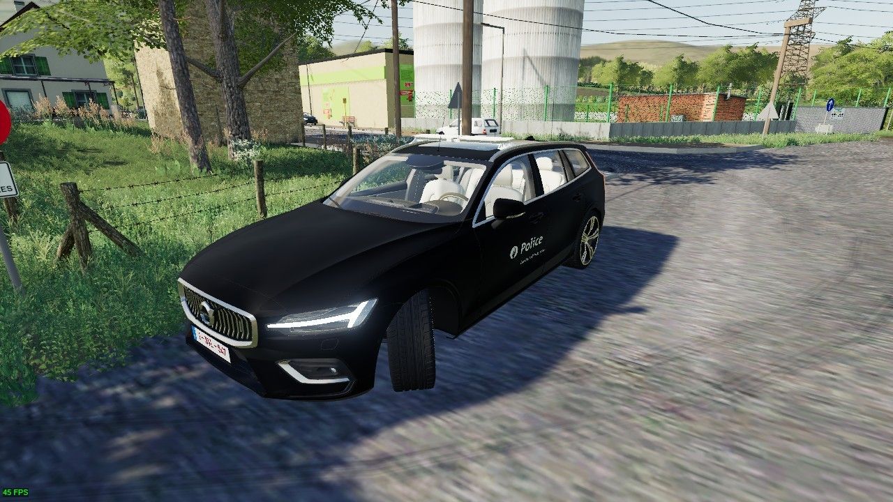 Volvo V60 - бельгийская полиция без опознавательных знаков