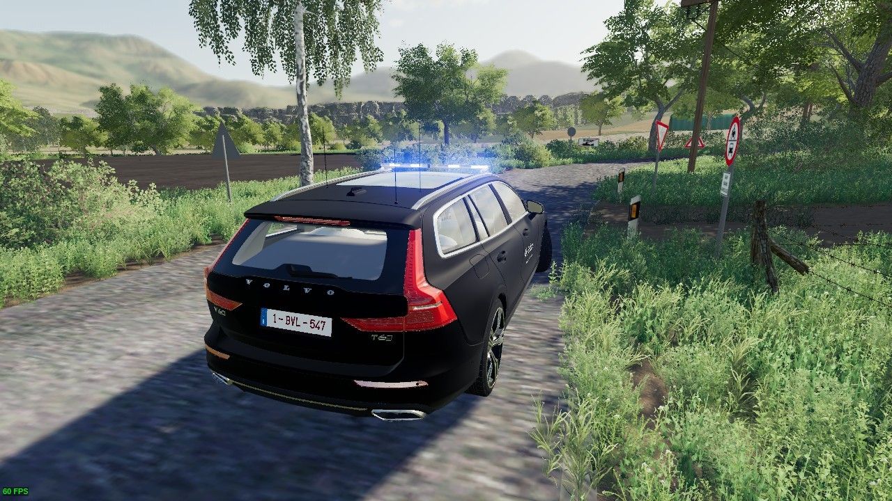 Volvo V60 - Nieoznakowana belgijska policja