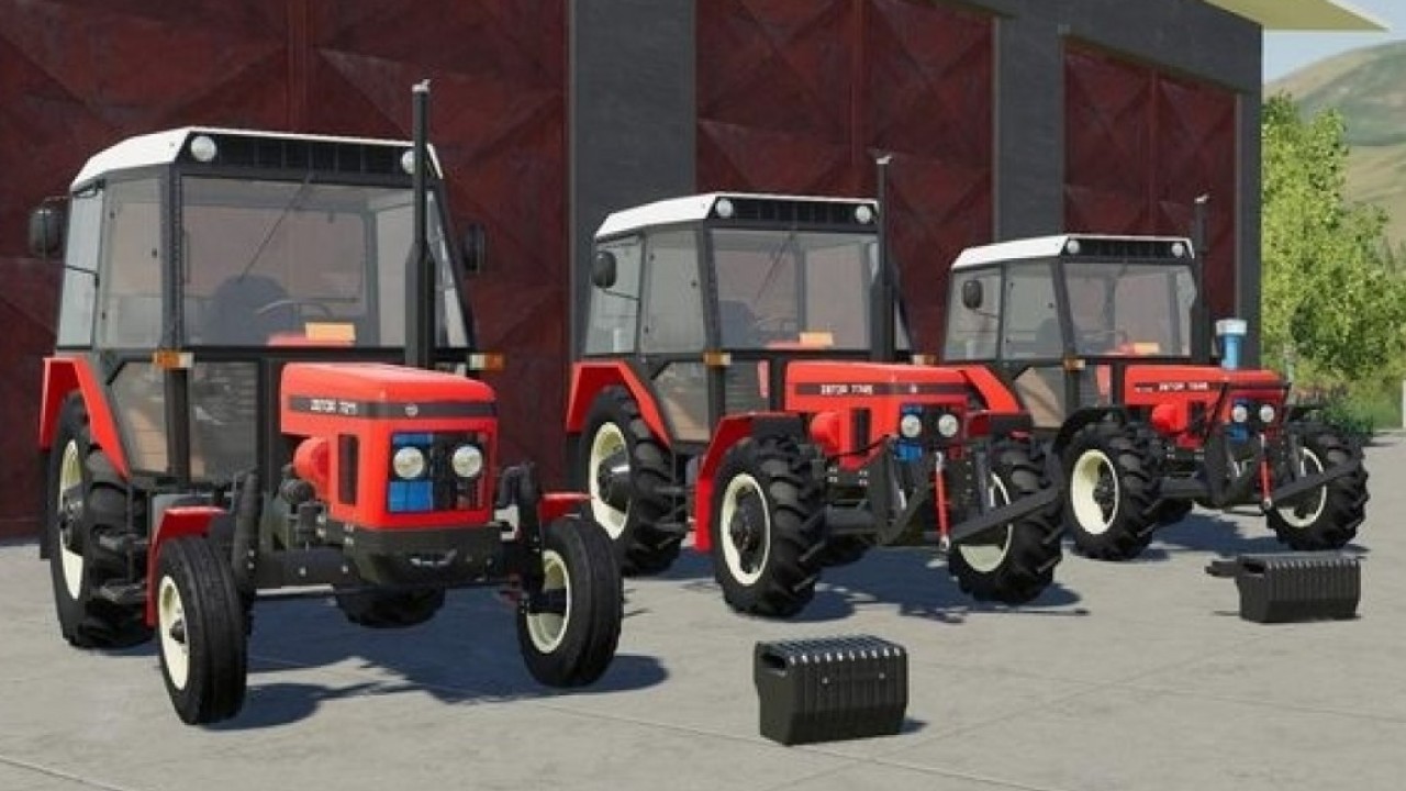 Zetor 7211-7745 Paket za FS19