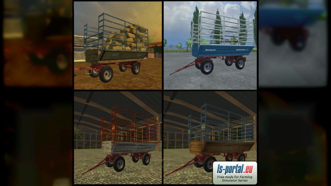 Bale trailer pack