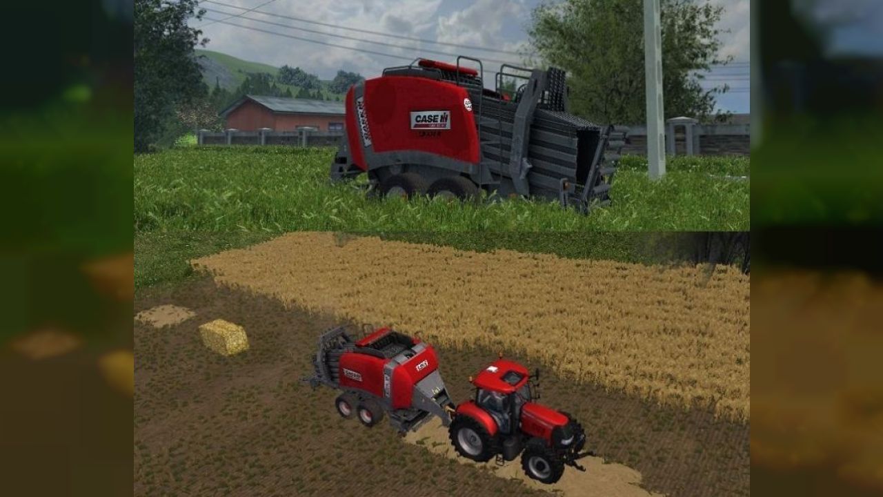 CASE LB434R big bales LS13