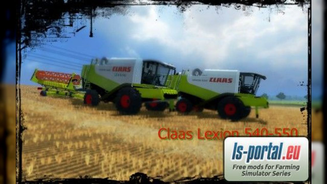 Claas Lexion 540-550 Pack
