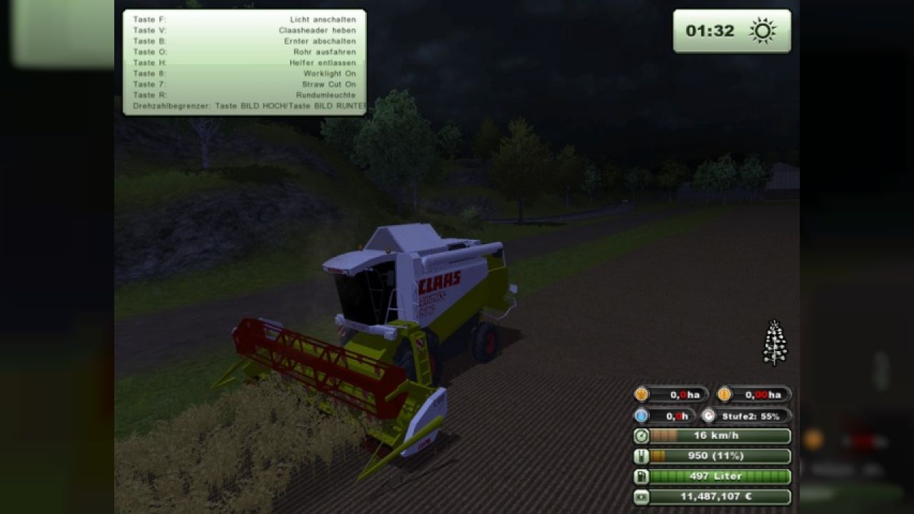 Claas Lexion420 c600 Cutter