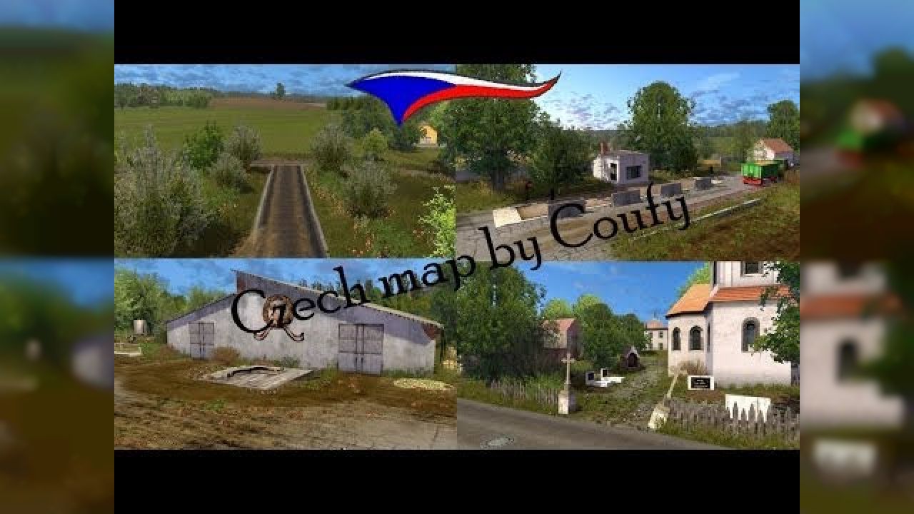Czech map by Coufy
