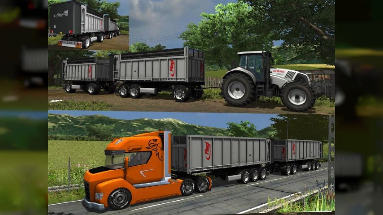 Fliegl TMK Trailer Set
