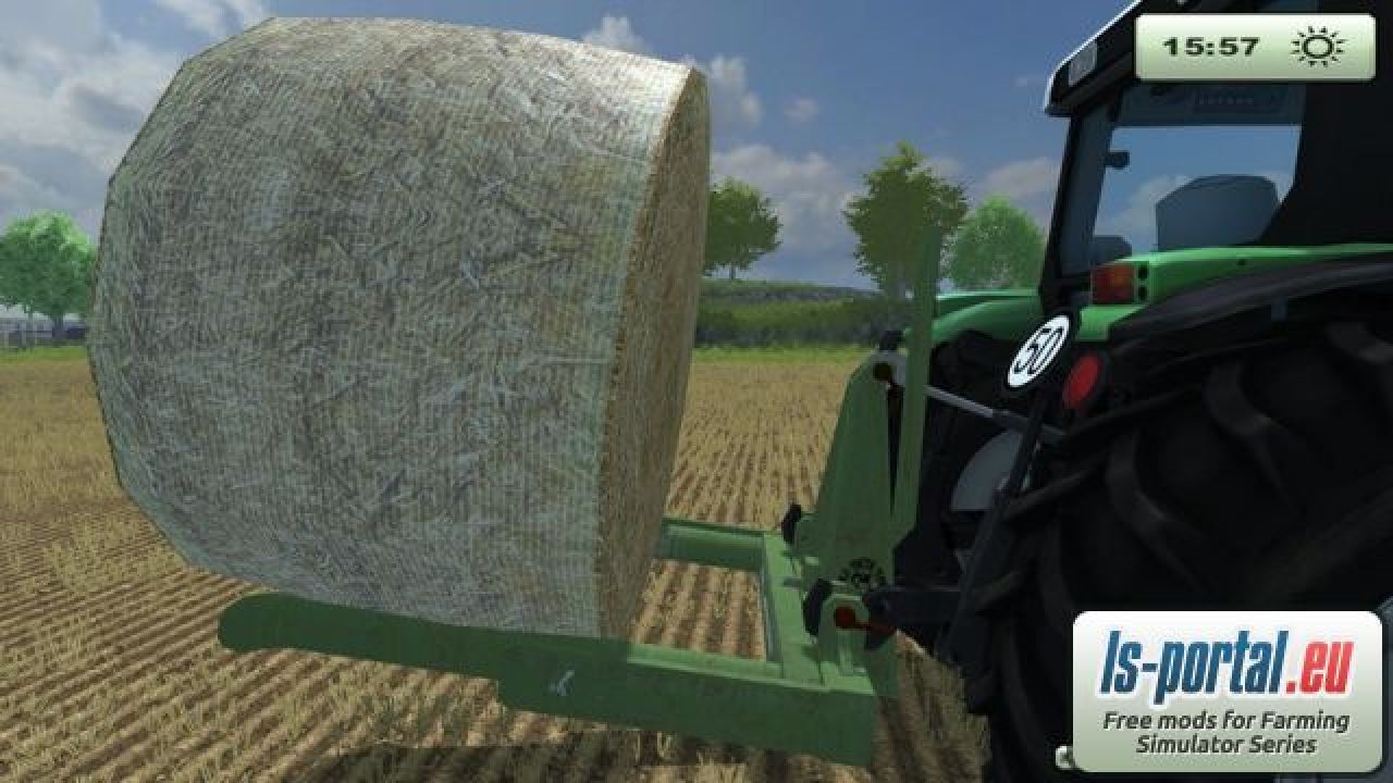 Heck Roundbale fork