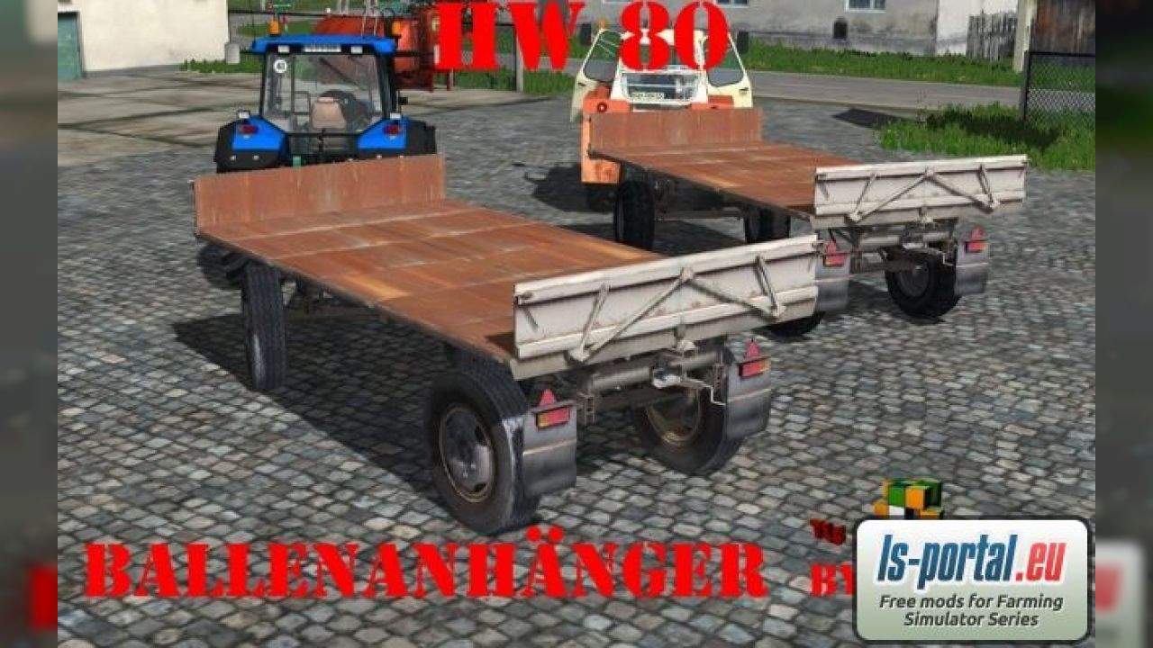 HW80 Bale trailer