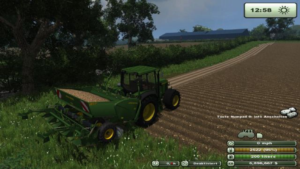 John Deere 420 potato planter